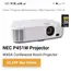 NEC P451W 3LCD Projector 4500 lumen NEC P451W 3LCD Projector 4500 lumen