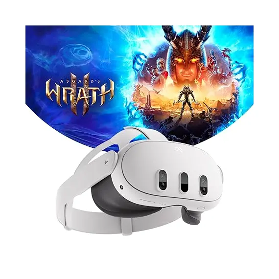 نظارة اوكلس 3 الواقع المختلط | Oculus Quest 3 GB All-In-One Virtual Reality Headset (VR) - White نظارة اوكلس 3 الواقع المختلط | Oculus Quest 3 GB All-In-One Virtual Reality Headset (VR) - White